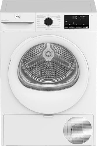 Beko BMT104EW – Asciugatrice a Libera Installazione 10 Kg, Motore Inverter, Classe C, SteamCure, 15 Programmi, Display XL, Bianco – 84,6 x 59,8 x 67,2 cm (AxLxP)