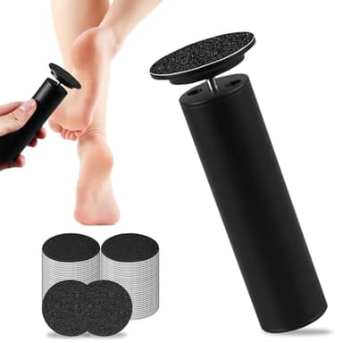 Pedicure Elettrico Professionale,Rimozione Calli Elettrico Con 60 Dischi Di Carta Vetrata,Piedicure Elettrico,Lima Elettrica Per Piedi Per Cura Dei Piedi,Pelle Secca E Screpolata