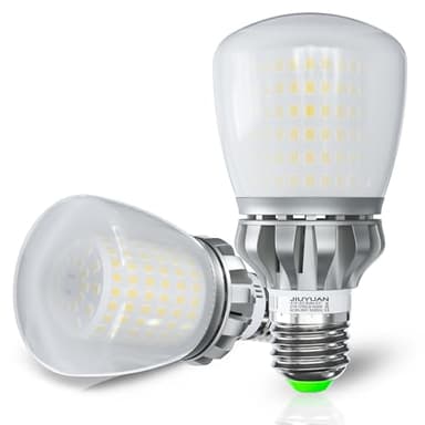 JIUYUAN Lampadina LED E27, 27W (Equivalenti a 250W) 4000K Luce Bianco Neutro 3760 Lumen, Lampadine E27 LED A60, Angolo del Fascio di 360 Gradi, Non Dimmerabile, Lampada LED, Pacco da 2