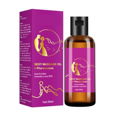 Autmor Olio da massaggio per appuntamenti notturni, eccitazione e rilassamento, olio per il corpo per donne e uomini, terapia di massaggio e sollievo dal dolore muscolare, oli per massaggi erotici o
