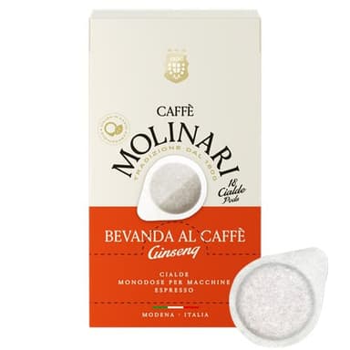 Caffe Molinari Aromatizzato al Ginseng Cialda Compostabile Filtro Carta 44mm - L' Emporio del Caffè (18)
