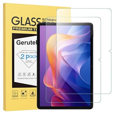 Gerutek 2 Pezzi Pellicola Protettiva per Xiaomi Redmi Pad 2 4G 11 Pollici 2025, Vetro Temperato per Xiaomi Redmi Pad 2 [0,33 Ultra Trasparente] [Antigraffio] [Installazione Facile] [9H]