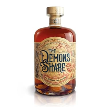 The Demon's Share Rum, 700ml, Note Vanigliate, Speziate e di Cuoio, Rum Scuro Artigianale di Panama, Invecchiato 6 Anni in Botti di ex Bourbon Americano, Idea Regalo, 40% Vol.