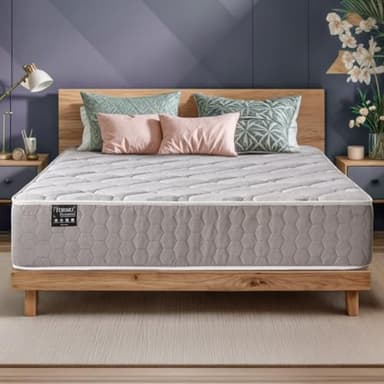Materasso Matrimoniale 160x190 Premium Rigido Memory Foam Ortopedico 7 Zone – 28 cm Spessore Alto – Alta Durata – Sollievo dal Mal di Schiena – Antiacaro & Ipoallergenico – Certificato OEKO-TEX