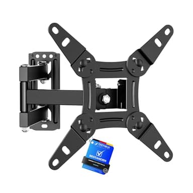 GRIFEMA GB1008-2 Supporto TV Parete per 13-43”, Staffa TV Muro Girevole Inclinabile Estensibile Universale, Fino a 20 kg, Max VESA 200x200mm Porta TV da Parete