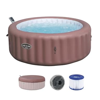 Bestway 6001G Minipiscina idromassaggio gonfiabile Hawaii Lay-Z-Spa AirJet con app