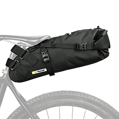 Rhinowalk Borsa da sella per bicicletta, 10/13 l, impermeabile, da mettere sotto il sedile, per mountain bike e bici da strada