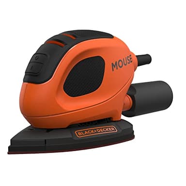 BLACK+DECKER, NUOVA LEVIGATRICE MOUSE MULTIFUNZIONE 55W con 15 Accessori. BEW230BC-QS