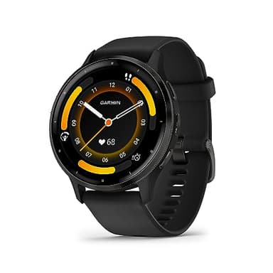 Garmin Venu 3, Smartwatch AMOLED 1,4", Cassa 45mm, Microfono e Speaker, Musica, Garmin Pay, +30 App sport, GPS, Cardio, SpO2 , Autonomia 14 giorni (Black & Slate)
