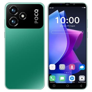 Smartphone Offerta del Giorno, 5.0 inch IPS Display, 16G ROM 128GB Espandibili Cellulare, Android 9.0, Dual SIM Economici Telefoni Mobile ，3G Cute Cellulari (M6Pro-Green)