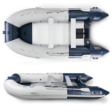 NOARD Gommone Gonfiabile | Fondo in Alluminio | 3,80 m | Montaggio Veloce | Adatto per gli Sport Acquatici | Leggero e Facile da Trasportare