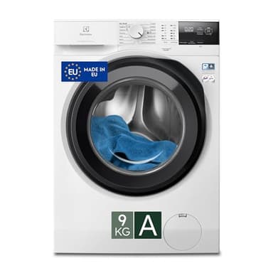 Electrolux 600 Lavatrice a carica frontale, EW6FA29G, 9 Kg, SensiCare, Time Manager, Gentle Care, Flussimetro, Prosense, Programma Rapido / Hygiene, 847x597x636 mm, Color Bianco, Classe A