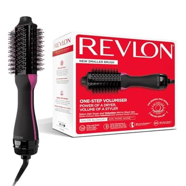 REVLON One-Step Asciugacapelli Volumizzante per capelli da medi a corti One-Step, Tecnologia Ionica e Ceramica RVDR5282UKE, Capelli Corti, kurze Haare