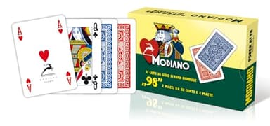 Modiano Ramino 98 - Mazzo di Carte da Gioco, Classico, Alta Qualità, Made in Italy