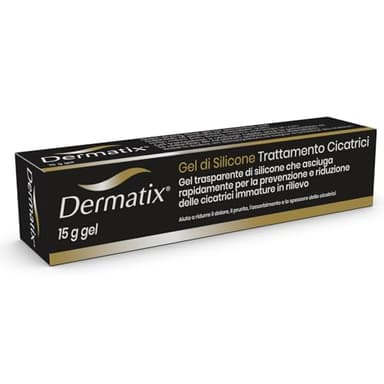 Dermatix, Trattamento in Gel al Silicone per Cicatrici, Ustioni e Lesioni, Idrata e Allevia il Prurito, Rapida Asciugatura, Adatto a tutte le Zone del Corpo, 15g