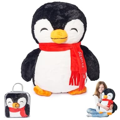 Odoxia Big Weighted Penguin - Peluche per l'ansia, 2,3 kg