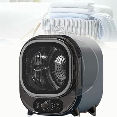 Xjymposium Asciugatrice Condensazione Piccole Dimensioni, capacità di 5 kg, per Casa, Appartamenti, Dormitori E Piccoli Spazi, A Condensazione, Centrifuga Electroplatedbrown