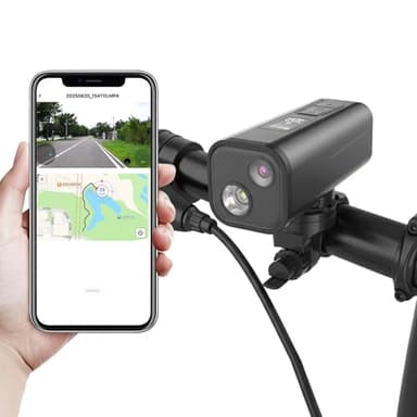Spedal 4K Action Cam Professionale, 4K/30fps e Angolo Ampio 132° Telecamera Moto mit Traiettoria GPS, Cronometro, Luci Bici, Stabilizzazione, Visione Notturna, 3300 mAh, IP65 Impermeabile (grigio)