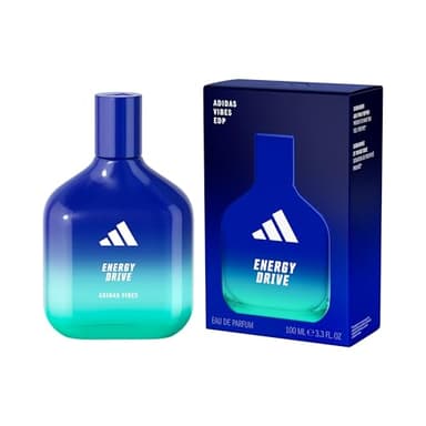 adidas Vibes Energy Drive Eau de Parfum, Per tutti, Energizzante e intrigante, Profumo a lunga durata, Cardamomo e Pepe Rosa 100 ml