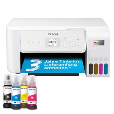 EcoTank ET-2876 - Stampante multifunzione per serbatoi di inchiostro Wi-Fi A4, con scorta di inchiostri inclusi fino a 3 anni