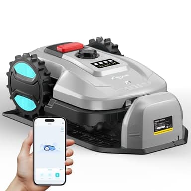 YARDCARE E400 Robot Tagliaerba, Fino a 400 m², Controllo Tramite App,Ricarica Automatica, Altezza Regolabile 20–60 mm Robot Rasaerba, Meno di 60 dB, Sensore Pioggia