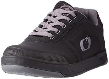O'NEAL | Scarpe Mountain Bike | MTB | Vegan | Equilibrio tra Grip e riposizionamento del Piede, Protezione Interna delle articolazioni | Scarpa Pinned PRO Flat Pedal V.22 | Adulto | Nero Grigio | 42