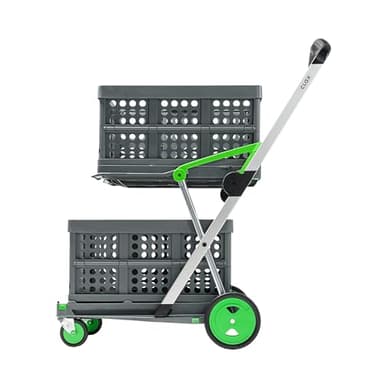 CLAX® L'innovativo carrello da trasporto | carrello a mano | trolley | pieghevole | con 2 scatole pieghevoli
