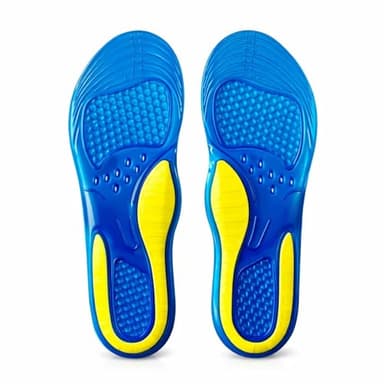 Goofort Solette in gel donna uomo, assorbi-urto 3D-Xpain™. Sollievo per fascite plantare. Comfort per uso quotidiano, lavoro, sport. Inserti in schiuma per scarpe, stivali, trekking, corsa