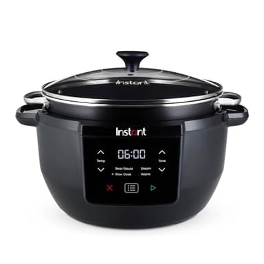 Instant Pot Superior Slow Cooker/Cuocere, 7,1 l, multicooker, 4 funzioni di cottura (cottura delicata, arrosto, cottura a vapore e funzione di mantenimento del caldo), lavabile in lavastoviglie, 800 W