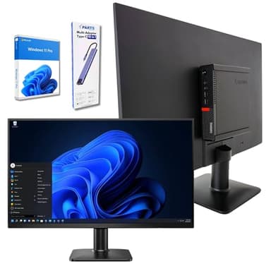 Postazione Completa con Monitor 27″ Full HD Intel core i5 fino a 3.10 Ghz 16GB RAM DDR4, SSD 256GB, Windows 11 Pro, Docking Station 10-in-1 – – Soluzione Ideale per Ufficio, Smart Working e Studio