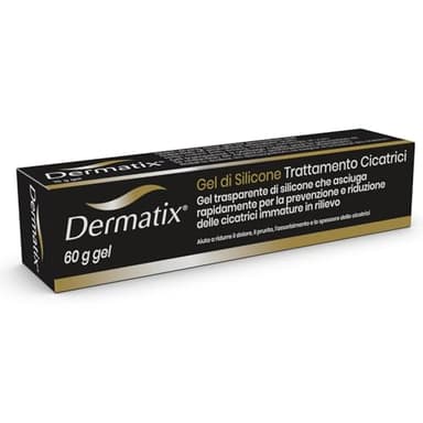 Dermatix, Trattamento in Gel al Silicone per Cicatrici, Ustioni e Lesioni, Idrata e Allevia il Prurito, Rapida Asciugatura, Adatto a tutte le Zone del Corpo, 60g