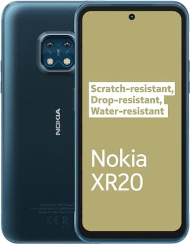 SMARTPHONE NOKIA XR20 16,9 CM [6.67] SIM DOBLE ANDROID 11 5G USB TIPO C 4 GB 64 GB 4630 MAH AZUL (XR20 5G D.SIM 4/64GB - BLUE)