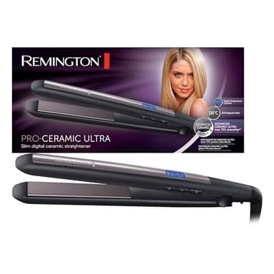 Remington Piastra per Capelli Pro-Ceramic Ultra - Rivestimento ultra ceramico - Display LCD, 150-230°C, Piastra Capelli S5505