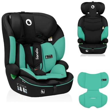LIONELO LEVI I-SIZE Seggiolino auto per bambini 76-150 cm con l'ultima Norma i-Size R129 Protezione laterale, 10 Livelli di regolazione del poggiatesta, Schienale staccabile