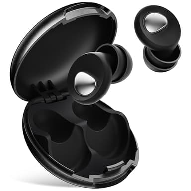 BAZOKKI Tappi Orecchie Dormire 2.0 - Metallo BAZOKKI Mute Upgrade | 45dB Riduzione Rumore Lab-Test, Silicone Militare per Chi Dorme di Lato, Riutilizzabile + 8 Paia Tappi Intercambiabili