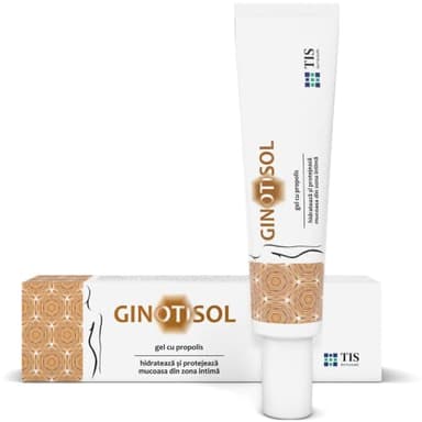 GINOTISOL Gel Igiene Intima con Propoli - Gel contro Secchezza, Prurito, Bruciore e Irritazione della Mucosa - Idrata, Protegge, Apporta Freschezza e Idratazione, Azione Delicata - 40 ml