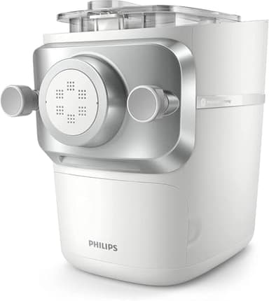 Philips Macchina Per La Pasta Serie 7000 - Tecnologia ProExtrude, Completamente Automatica, Tecnologia Di Miscelazione Perfetta, 6 Trafile, Bianco (HR2660/00)