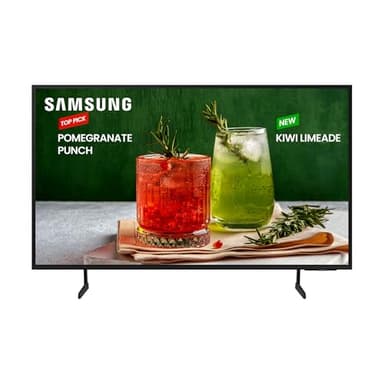 Samsung Business TV Serie BED-H da 43", UHD 3840x2160 con Funzionalità HDR10+, Tizen, PurColor, Adaptive Sound, HDMI, USB, Bluetooth, WiFi, Accesso Remoto