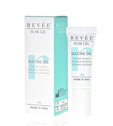 REVÉE Scar Gel 10g Crema Cicatrici Chirurgiche - 100% Silicone, Gel Topico per Cicatrici, Crema Cicatrizzante Ferite