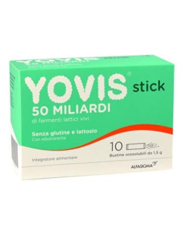 3X YOVIS STICK - Integratore di Fermenti Lattici Vivi da 50 Miliardi - 30 BUSTINE