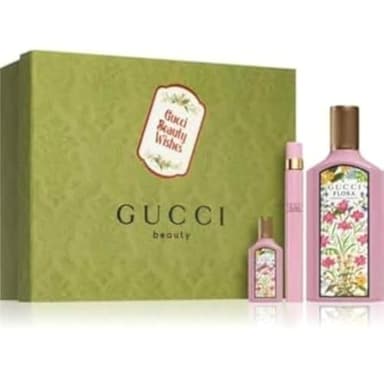Gucci Flora Gorgeous Gardenia Set 3 PEZZI DONNA 3.3 EDP SP + 0.16 EDP SP + 0.33 EDP SP + 0.33 EDP SP