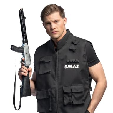 Boland - 00431 - Fucile giocattolo della polizia, poliziotto, carnevale, festa del motto, accessori per costumi di carnevale