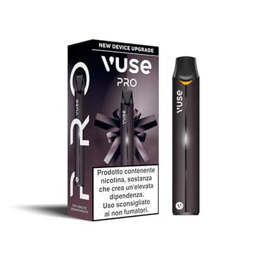 VUSE Sigaretta elettronica ricaricabile PRO, Nera, Pods non Incluse