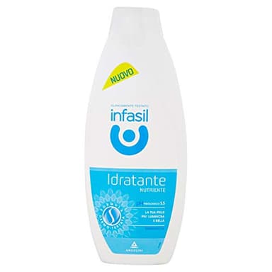 Infasil, Bagnodoccia Idratante Nutriente, Pelle Morbida e Vellutata, Formula a pH Fisiologico, Clinicamente Testato e Delicato sulla Pelle, 1 Confezione da 500 ml