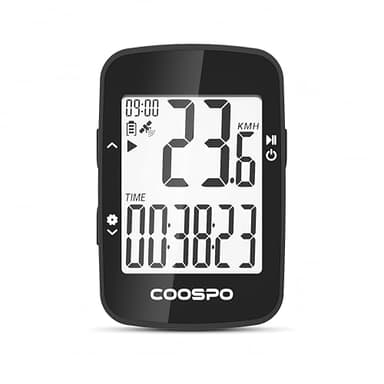 COOSPO BC26 Ciclocomputer GPS Senza Fili Contachilometri Bici Wireless Bluetooth con Display da 2,3 pollici Retroilluminazione Automatica IP67 Impermeabile