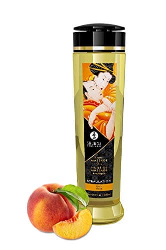 Shunga Olio Da Massaggio Stimolazione/peach 257 G, Natural, 240 Millilitro