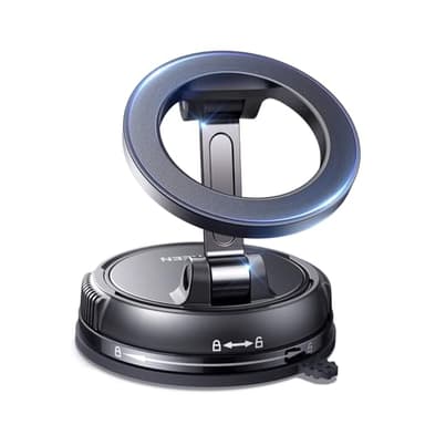 UGREEN Supporto Telefono Auto MagSafe 2 in 1 con Ventosa e Adesivo, Porta Telefono Auto Rotazione 360° per iPhone 15/14/13/12, per Cruscotto o Parabrezza