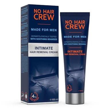 NO HAIR CREW Crema Depilatoria Intime di Prima Qualità – Per Uomo 100 ml