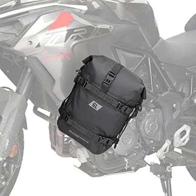 Rhinowalk Borsa da Moto Impermeabile da 6 Litri, da Sella e Laterale Con Tracolla