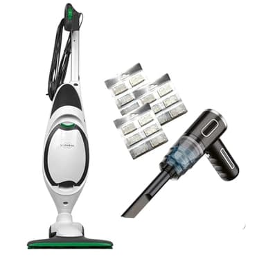 DIERRESTORE Aspirapolvere -FOLLETTO- VK150 NUOVA + ASPIRAPOLVERE SENZA FILI PORTATILE + Spazzola E Sottospazzola HD50 - MOTORE da 60.000 giri/min ULTRA POTENTE - PROFUMINI